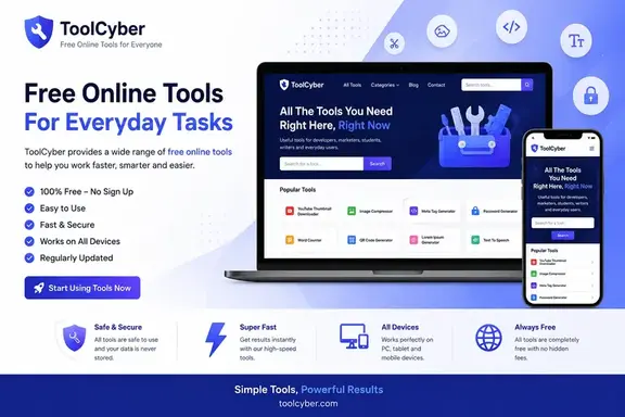 Toolcyber image, file, PDF, and video workflow tools